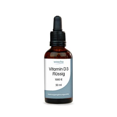 Vitamin D3 Fluessig, 50 ml - Woscha by Podo Medi