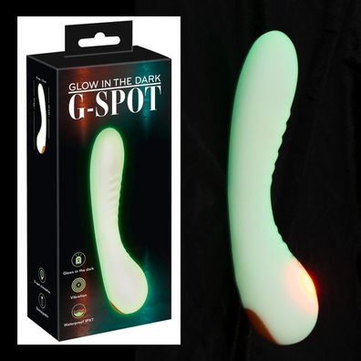 Silikon Vibrator + leuchtet im Dunkeln + Wasserdicht + G-Punkt Anal Sexspielzeug