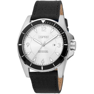 Esprit Uhr ES1G322L0015 Herren Armbanduhr Silber