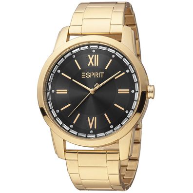 Esprit Uhr ES1L325M0075 Damen Armbanduhr Gold