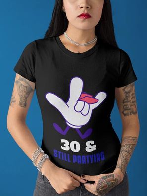 Personalisiertes Damen Baumwolle T-Shirt Funny Still make Party Geburtstag GB