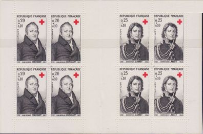 Frankreich FRANCE [1964] MiNr 1494-95 Markenheft ( * */ mnh ) Rotes Kreuz