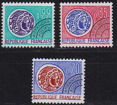 Frankreich FRANCE [1969] MiNr 1656-58 ( * */ mnh )