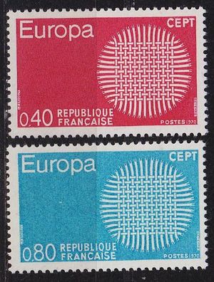 Frankreich FRANCE [1970] MiNr 1710-11 ( * */ mnh ) CEPT