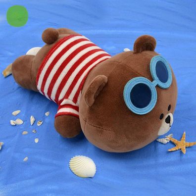 Anime Line Town Stofftier Puppe Brown Cony Plüsch Spielzeug Kissen für Kinder