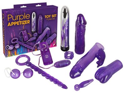 Love Toy Set 9-teilig Lila Lust für Paare mit Masturbator Purple Appetizer