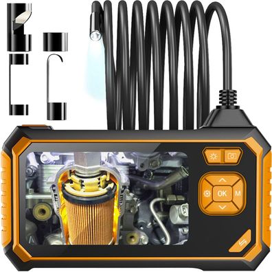 Endoskopkamera mit LED Licht 5m LCD HD 4.3" Inspektionskamera 19376