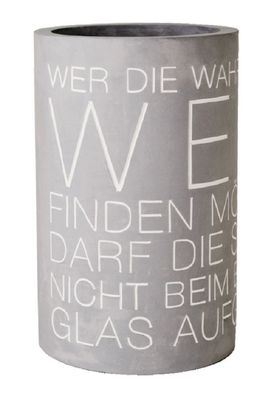 Flaschenkühler "Wahrheit im Wein" - Räder Design