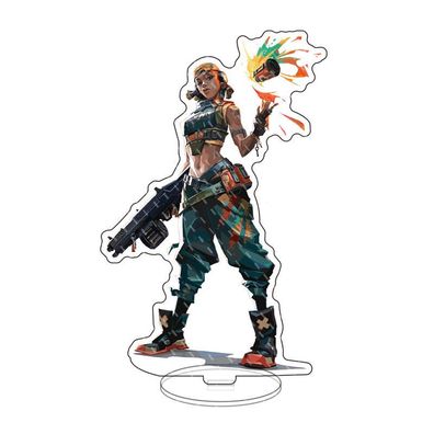 Anime Valorant Raze Acryl Stand Figure Desktop Ornament Display Stehende Décor#4