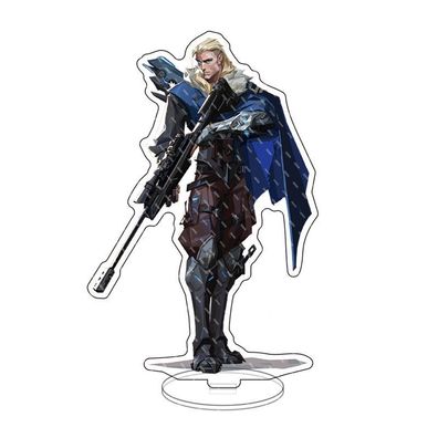 Anime Valorant Sova Acryl Stand Figure Desktop Ornament Display Stehende Décor#9