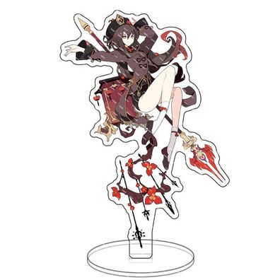 Genshin Impact HuTao Acryl Stand Figur Desktop Ornament Display Stehende Décor#4