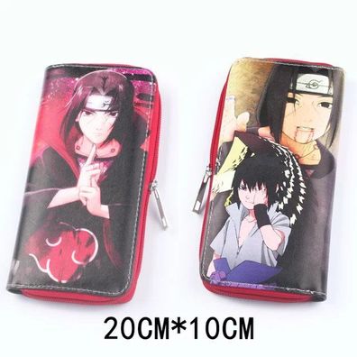 Anime Naruto Thema01 lange Brieftasche Junge Mädchen Geldbörsen Card Purse