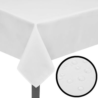 5 Tischdecken Weiß 100 x 100 cm