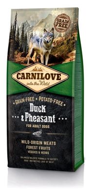 Carnilove ?Adult Duck and Pheasant -12kg ? Hundetrockenfutter