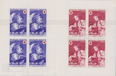 Frankreich FRANCE [1971] MiNr 1777-78 Markenheft ( * */ mnh ) Rotes Kreuz