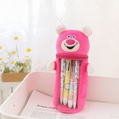 Cartoon Toy Story 3D Plüsch Mäppchen Lotso Puppe Stiftebox Student Geldbörse