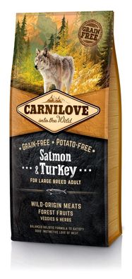 Carnilove ?Canine Adult Large Salmon PAVO - 12KG ? Hundetrockenfutter