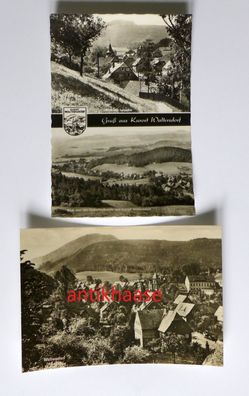2 DDR Ansichtskarten Sonderstempel AK Waltersdorf