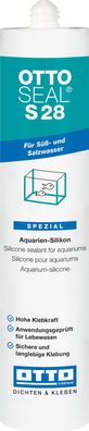 Ottoseal S28 Aquarien Aquarium Terrarium SIlikon 310 ml