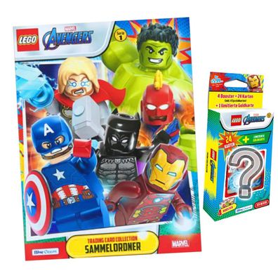 Lego Avengers Karten Trading Cards Serie 1 - Marvel Sammelkarten (2023) - 1 Sammel...