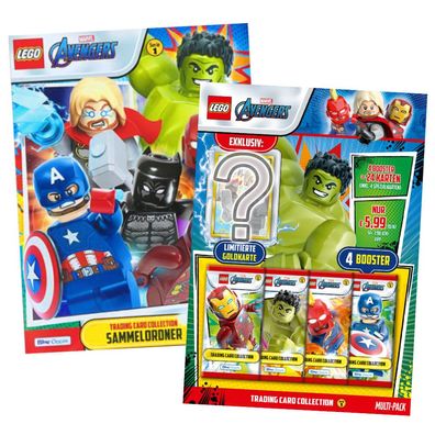 Lego Avengers Karten Trading Cards Serie 1 - Marvel Sammelkarten (2023) - 1 Sammel...