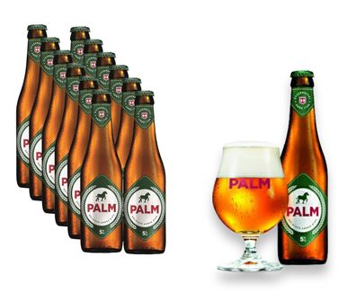 12 x 0,25l Palm Belgisch Amber Bier - das beliebte belgian Ale
