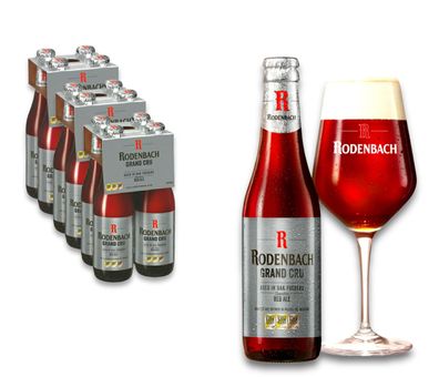 6 x 0,33l Rodenbach Grand Cru Bier - Das belgische Spezialbier - Flämisches Ale