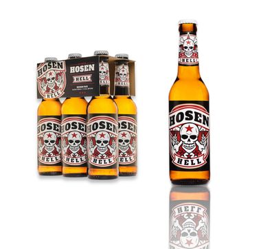 6 x 0,33l Die toten Hosen Bier- Hosen Hell- Band Bier