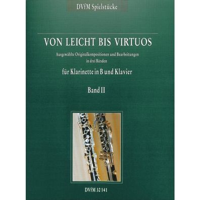 Ewald Koch: Von leicht bis virtuos Band 2 - für Klarinette und Klavier (Noten)