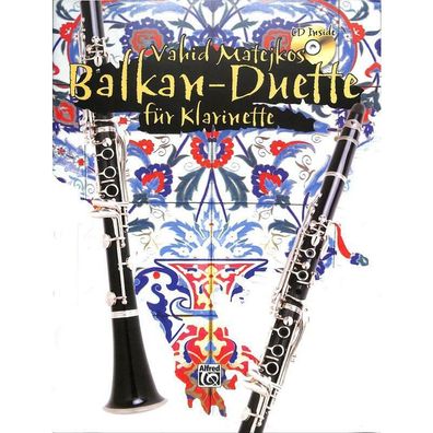 Matejko, Vahid - Balkan-Duette - Noten für 2 Klarinetten ( + CD) 20140G