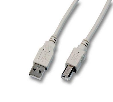 High Speed Printer / Scanner Verbindungskabel A/ B USB 2.0 1,5 Meter Grau