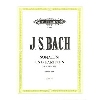 Bach, J. S. - 6 Sonaten und Partiten - Noten für Violine 4308