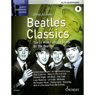 Beatles Classics - Noten für Altsaxophon (und Klavier) ( + Online Audio) 22637D