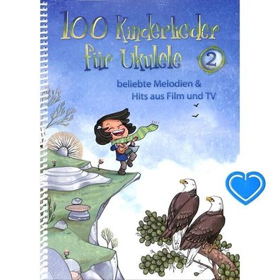 100 Kinderlieder für Ukulele Band 2 - Film und TV - Noten für Ukulele + Herzklam