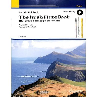 The Irish Flute Book - Noten für Flöte ( + Online Audio) 21646D - 9790001213356