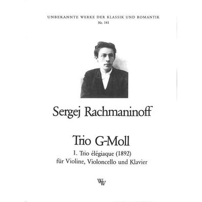 Rachmaninoff, S. - Trio g-Moll Nr. 1 - Noten für Violine, Violoncello, Klavier