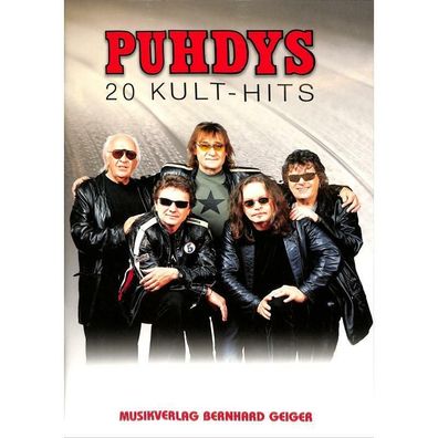Puhdys - 20 Kult-Hits (Songbuch, Songbook, Notenbuch) für Gesang, Klavier, Gitar