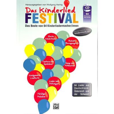 Das Kinderlied Festival - Liederbuch (Musiknoten)