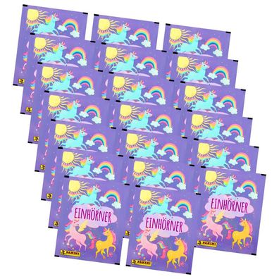 Panini Unicorns Sticker - Einhörner Hybrid Serie (2023) - 20 Tüten Sammelsticker