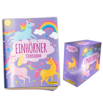 Panini Unicorns Sticker - Einhörner Hybrid Serie (2023) - 1 Album + 1 Display ...