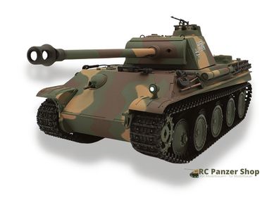RC Panzer Panther G 3879 Heng Long 1:16, Rauch, Sound, BB 2,4 Ghz V7.0 Metallgetriebe