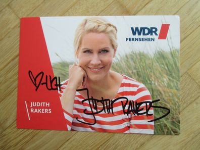 WDR Wunderschön Fernsehmoderatorin Judith Rakers - handsigniertes Autogramm!!!