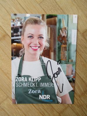 NDR Starköchin Zora Klipp - handsigniertes Autogramm!!!