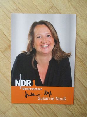 NDR Moderatorin Susanne Neuß - handsigniertes Autogramm!!