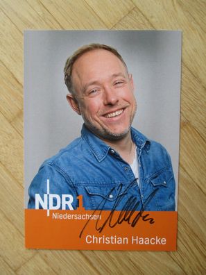 NDR Moderator Christian Haacke - handsigniertes Autogramm!!!
