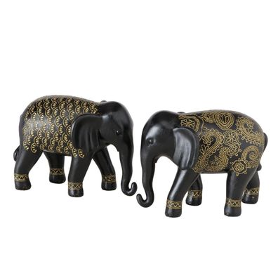 Skulpturen Elefanten "Samuel" im 2er Set, Höhe 12cm, von Boltze