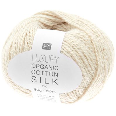 50g Luxury Organic Cotton Silk dk-perfekt für Sommerklassiker eignet