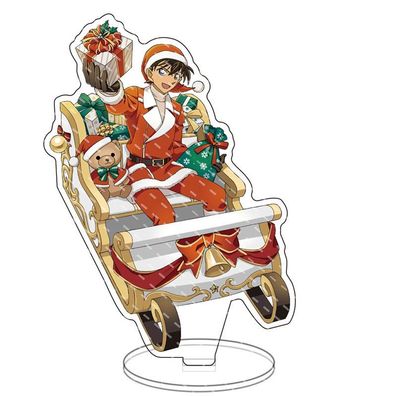 Christmas Kudou Shinichi Acryl Stand Figure Detective Conan Desktop Ornament #2
