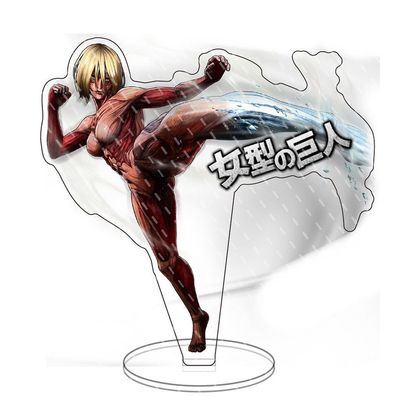 Anime The Female Titan Acryl Stand Figure Desktop Ornament Display Platte #22
