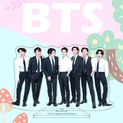 Kpop BTS Acryl Stand Figure Desktop Ornament Display Stehende Platte Peripheral